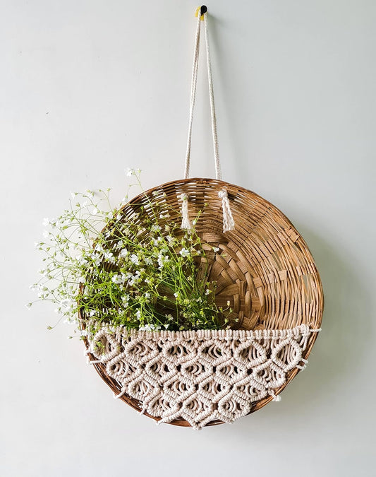 Home Organizer – Storage Basket – Cotton Woven & Textured – 11-Inch