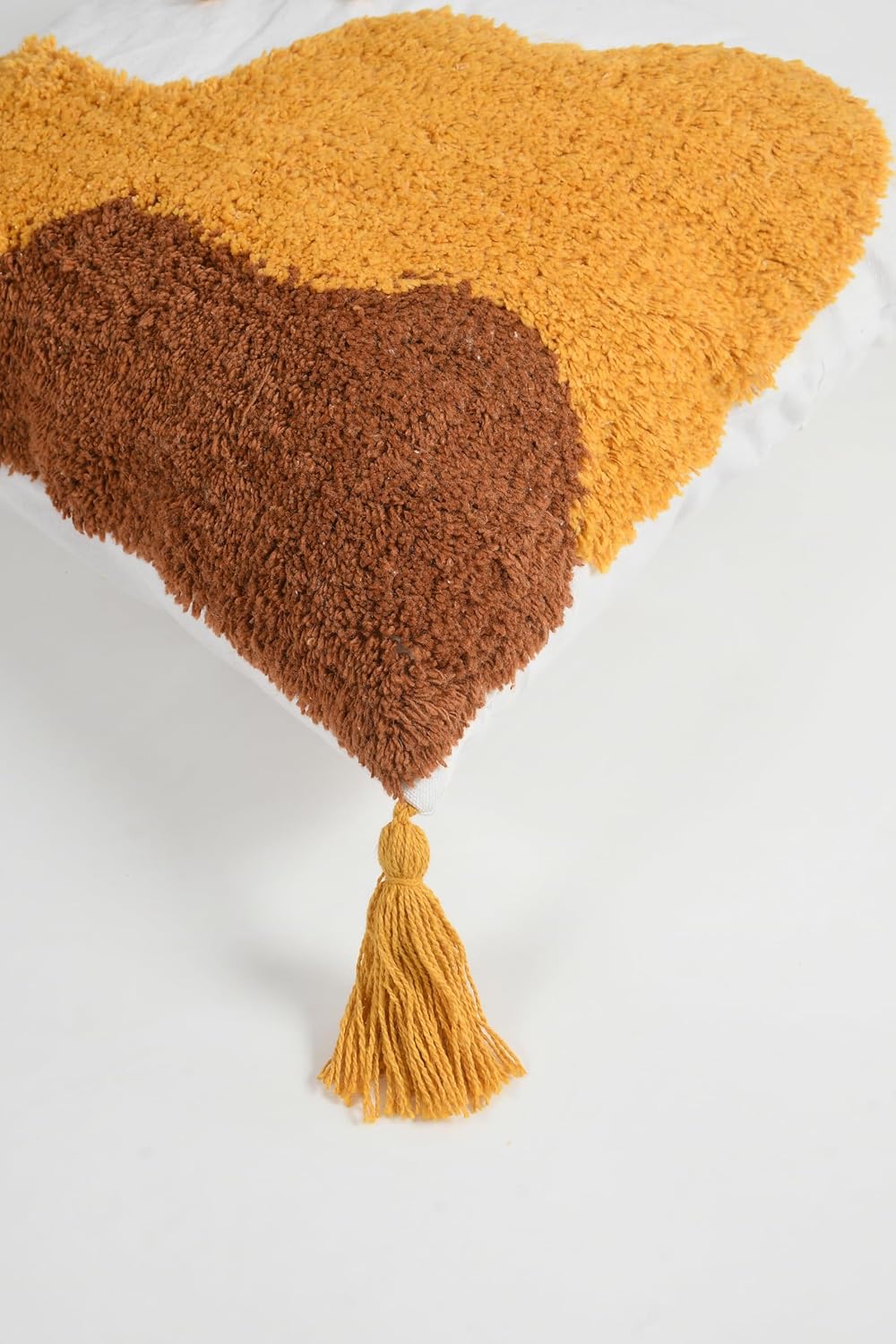 Boho Tufted Cushion Cover 16x16 inch Pack of 2 | Decorative Pillow Case for Sofa, Bed, Living Room, Bedroom