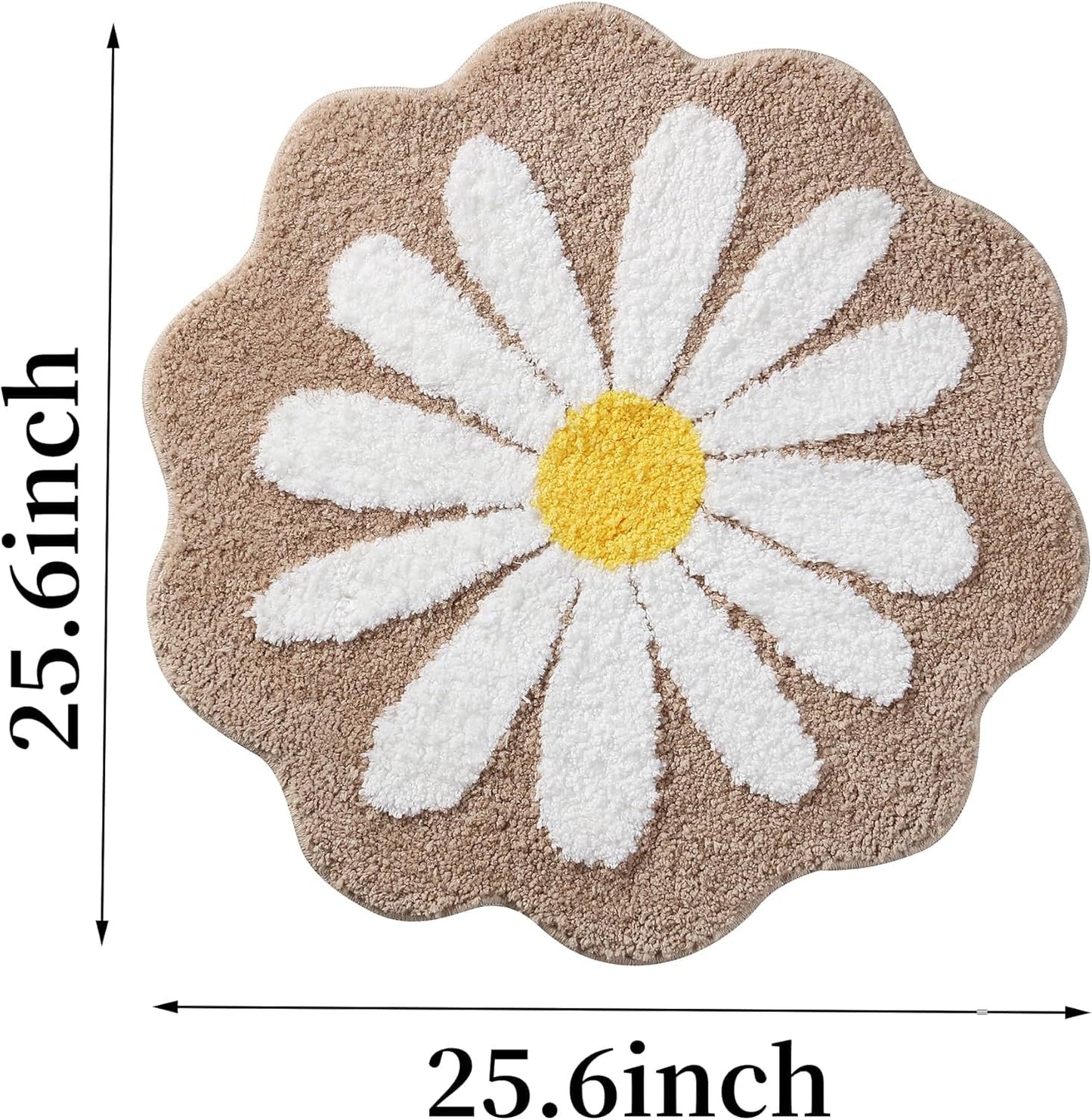 Abstract Non-Slip Washable Bath & Door Mat Rug | Quick Dry, Easy Clean Floor Mat for Home, Bathroom, Indoor/Outdoor