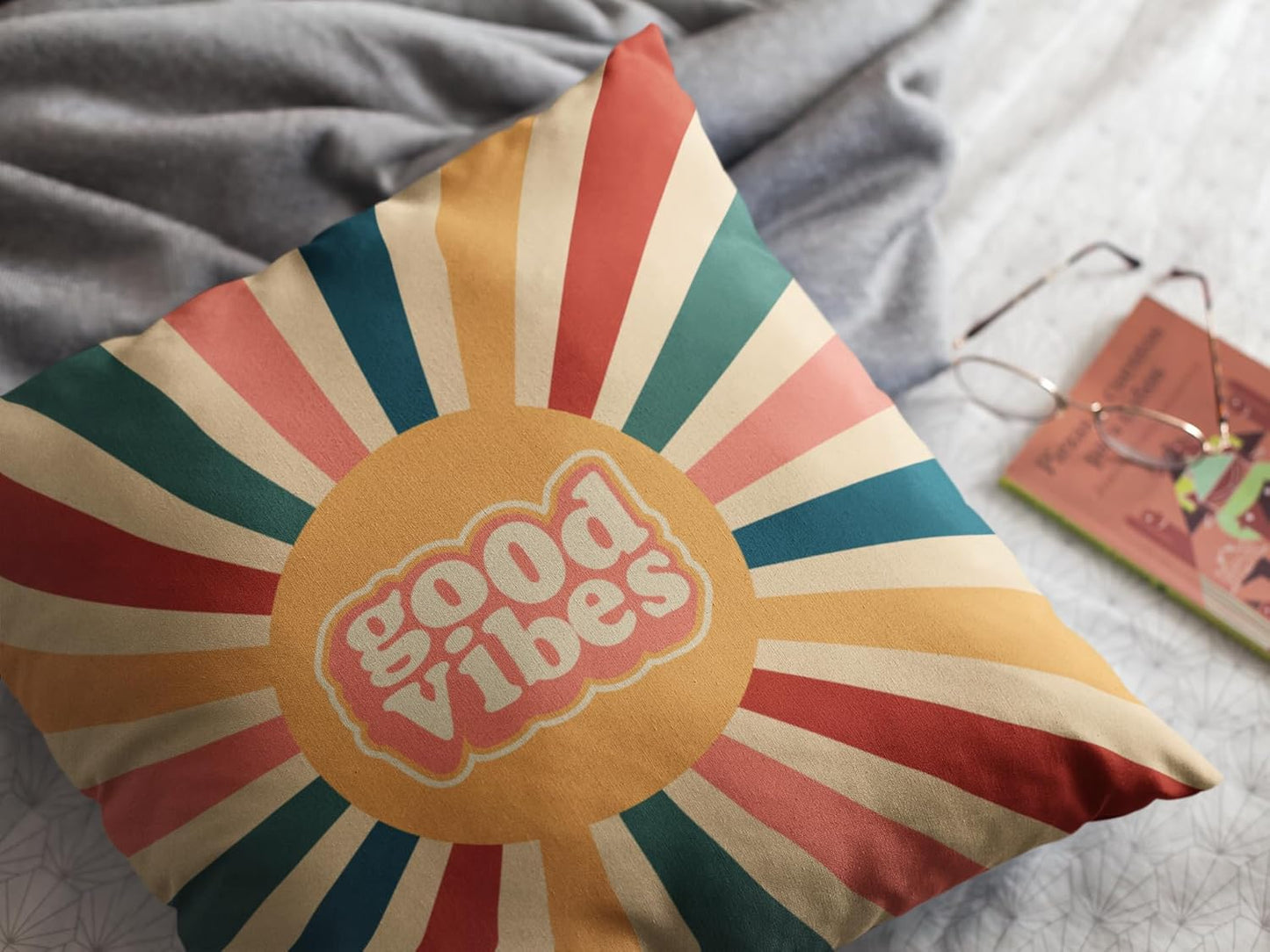 Soft Stylish Digital Print Velvet Cushion Covers 18x18 inch (Pack of 2) | Decorative Throw Pillow for Sofa, Bed, Home