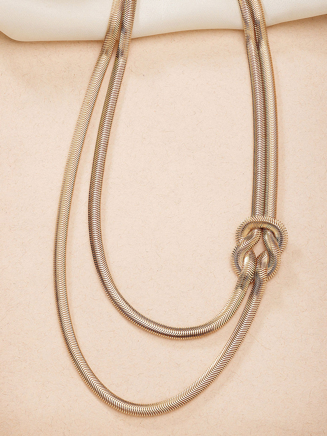 Gold-Plated Chain – Jewellery Necklace – Alloy – Secure Lobster Closure – 58 cm