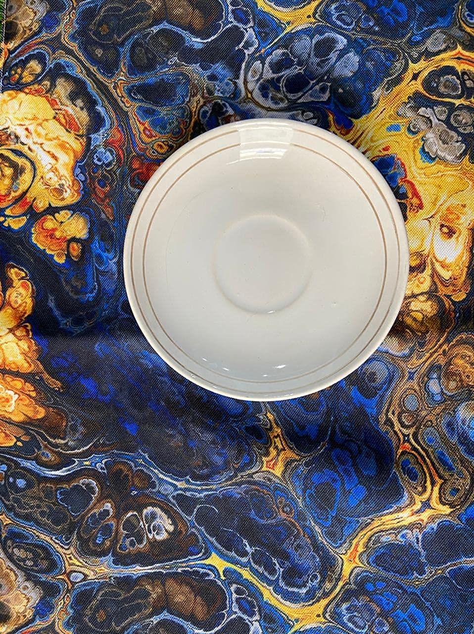 Elegant Cotton Feel Multicolor Clover Digital Printed Double Layered Table Runner 13x72 | Durable Home Decor