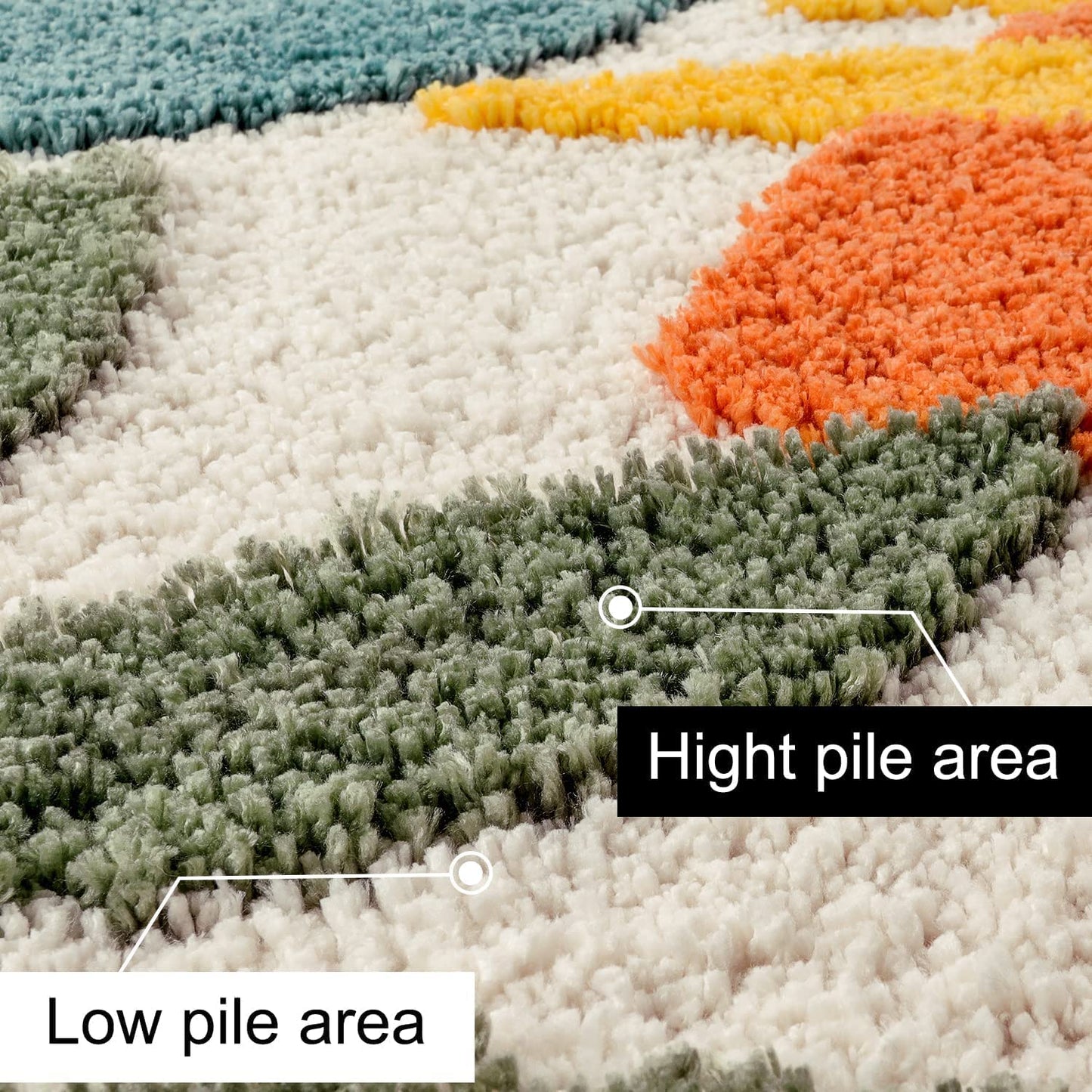 Luxurious Super Soft Anti-Skid 2000 GSM Microfiber Bath Mat 40x60 cm Pack of 1 | Absorbent Door Floor Mat for Home Bathroom Kitchen