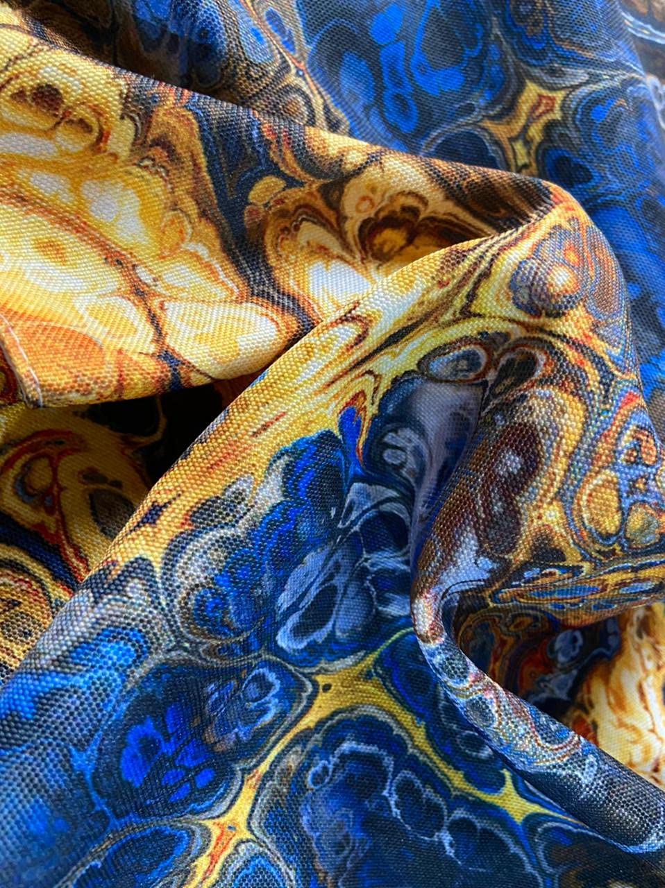 Elegant Cotton Feel Multicolor Clover Digital Printed Double Layered Table Runner 13x72 | Durable Home Decor