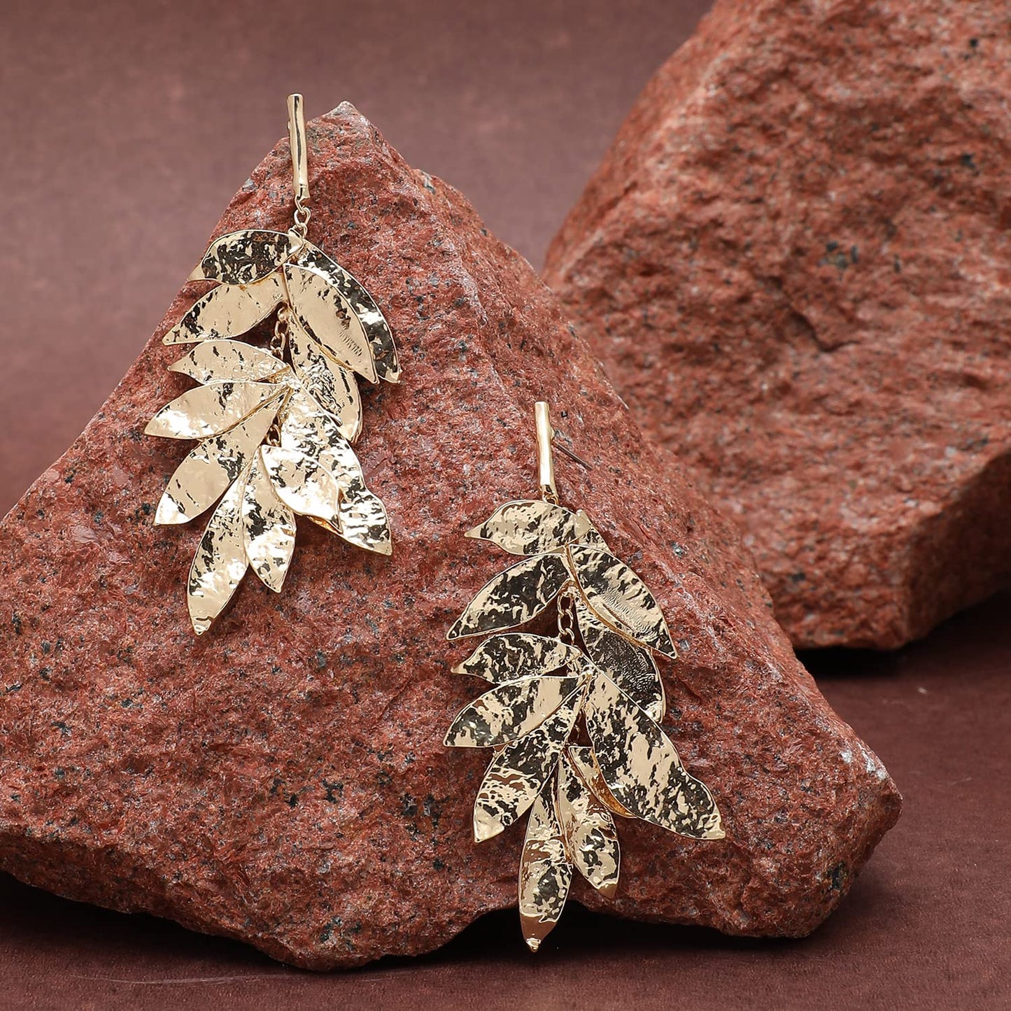 Drop Earrings – Fashion Jewellery – Lightweight, Push Closure – Modern Statement Design