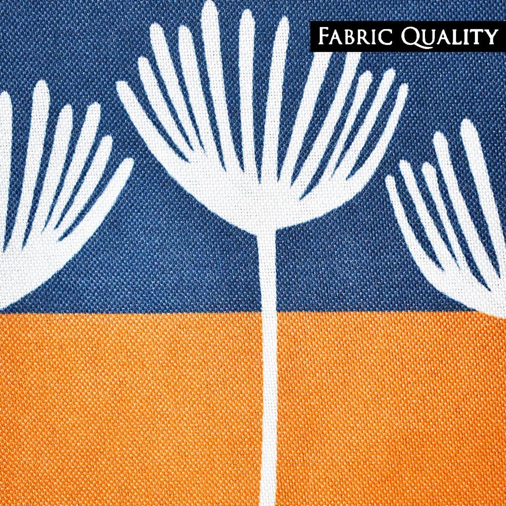 Modern Rustic Jute Canvas Cushion Covers 12x18 inch Set of 2 | Sofa, Couch, Bedroom, Living Room, Office Decor