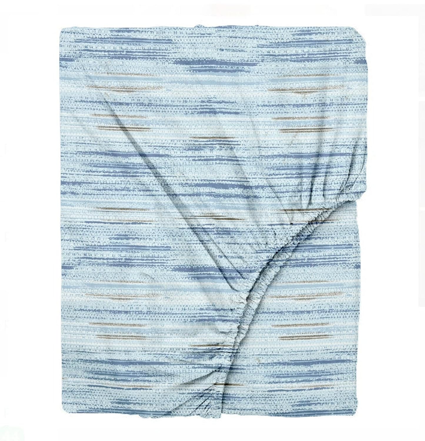 Bedsheet | Cotton Percale Elasticated Fitted | 3-Piece King Size