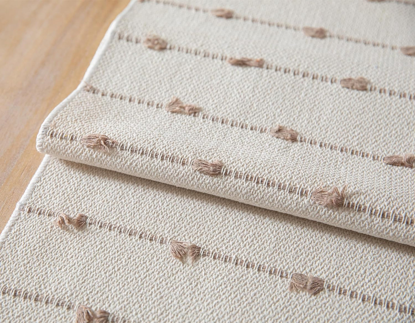 Premium Table Runner – Handcrafted Natural Cotton – Tasselled – 14x72 in Single Unit