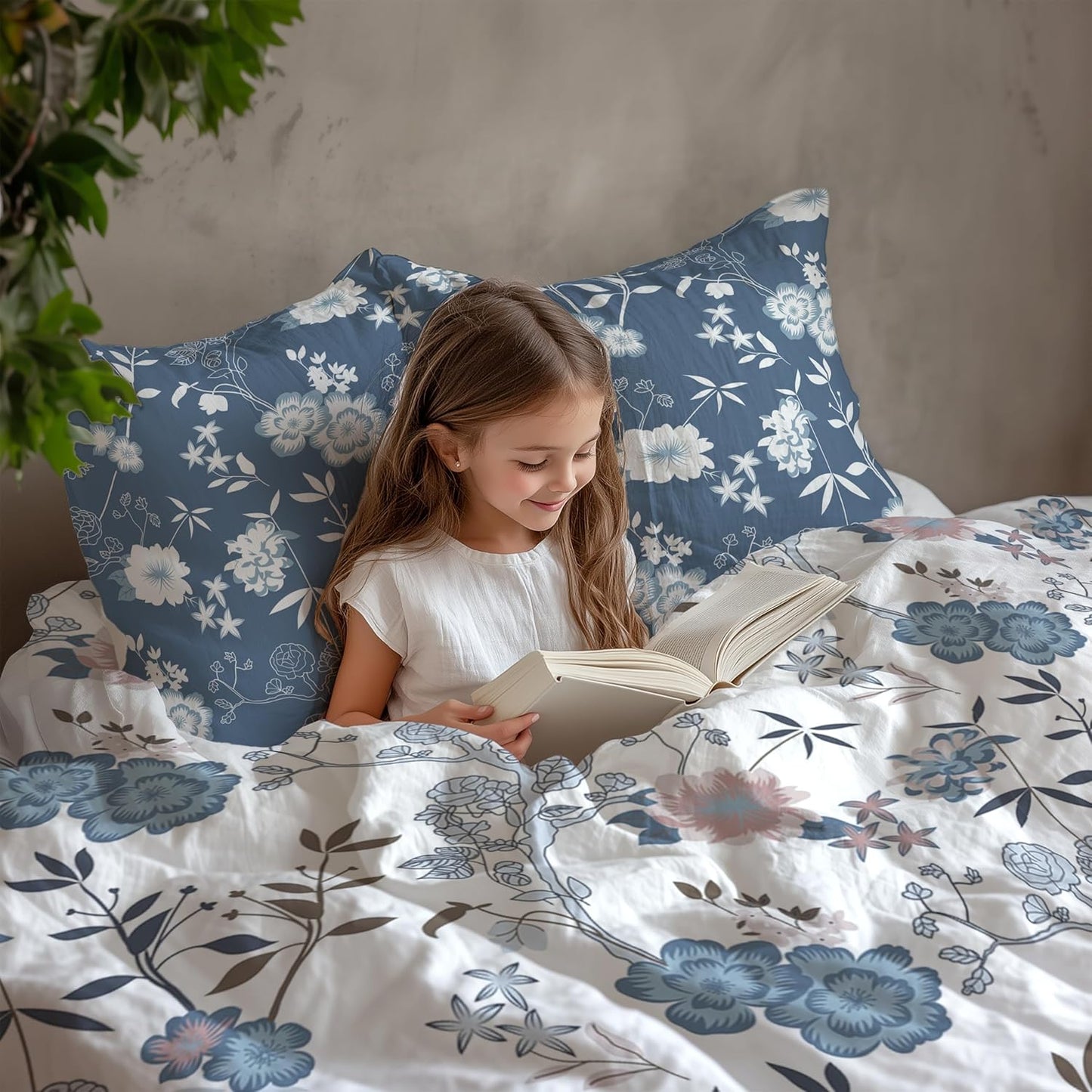 Cotton Bedsheet Set - 144TC Soft & Breathable - Double Bed with 2 Pillow Covers (88x90 In)
