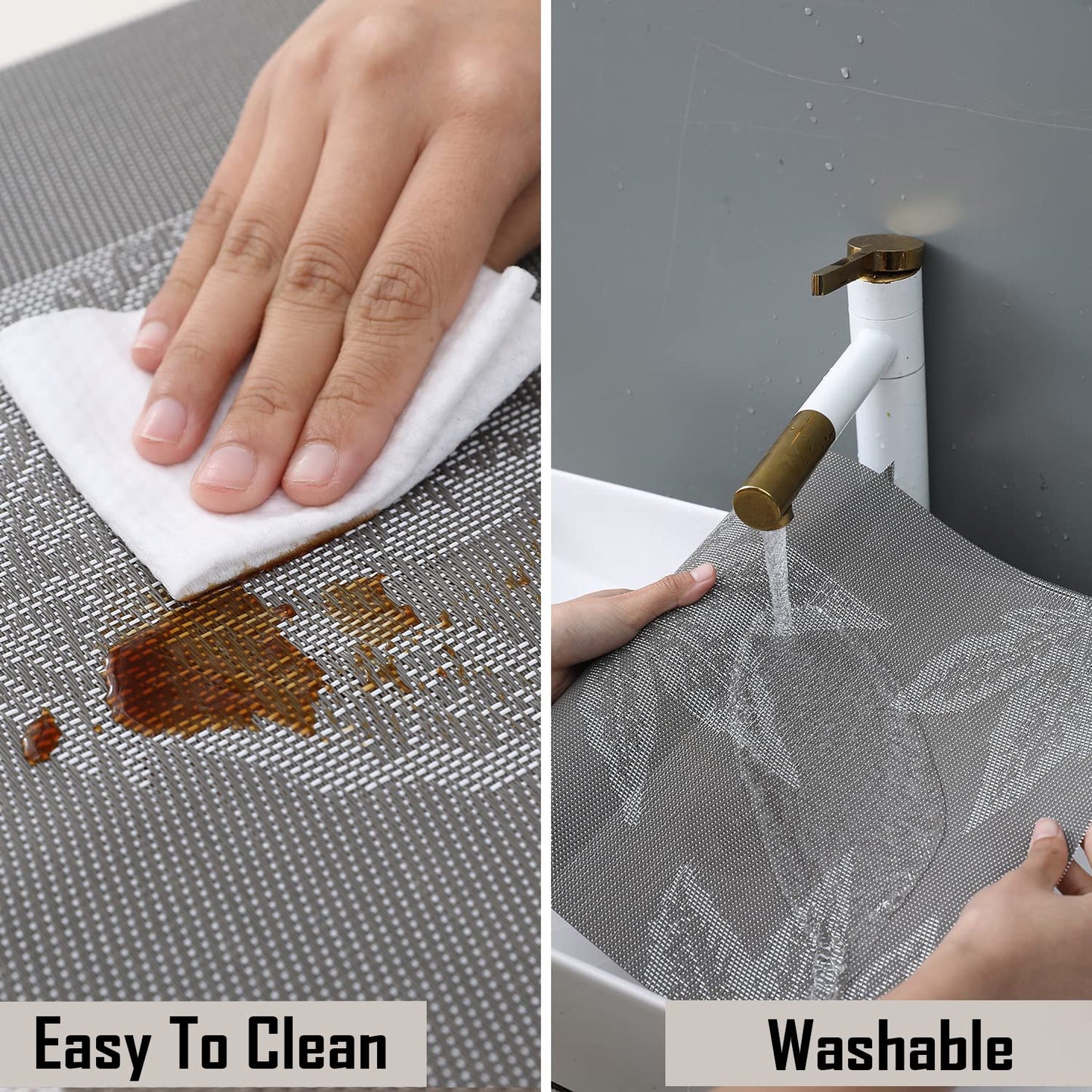 Grey Floral Design Table Runner 30x135 cm Grey | Dining, Centre & Side Table Mat