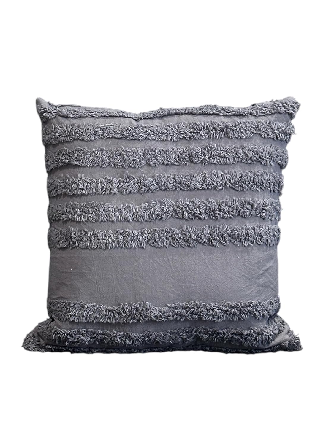 Boho Bohemian Tufted Soft Cushion Cover 16x16 inch Pack of 1 | Decorative Throw Pillow for Sofa Bed Couch