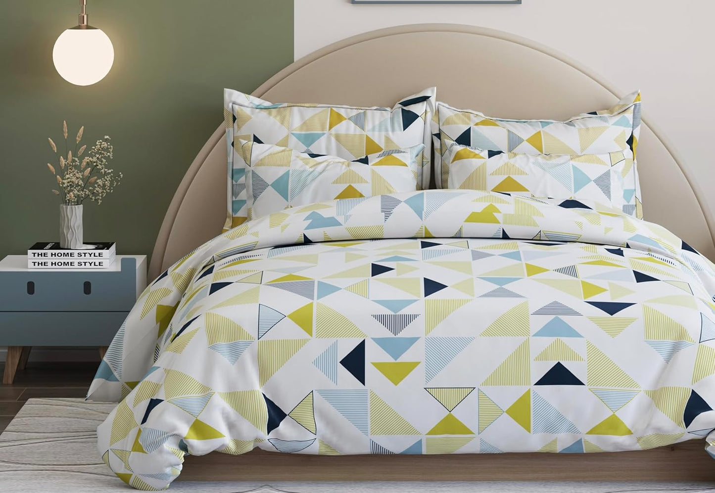 Ensemble de draps-housses pour lit King Size - Coton glacé - 300 fils/cm², bordure élastique (183 x 198 cm)
