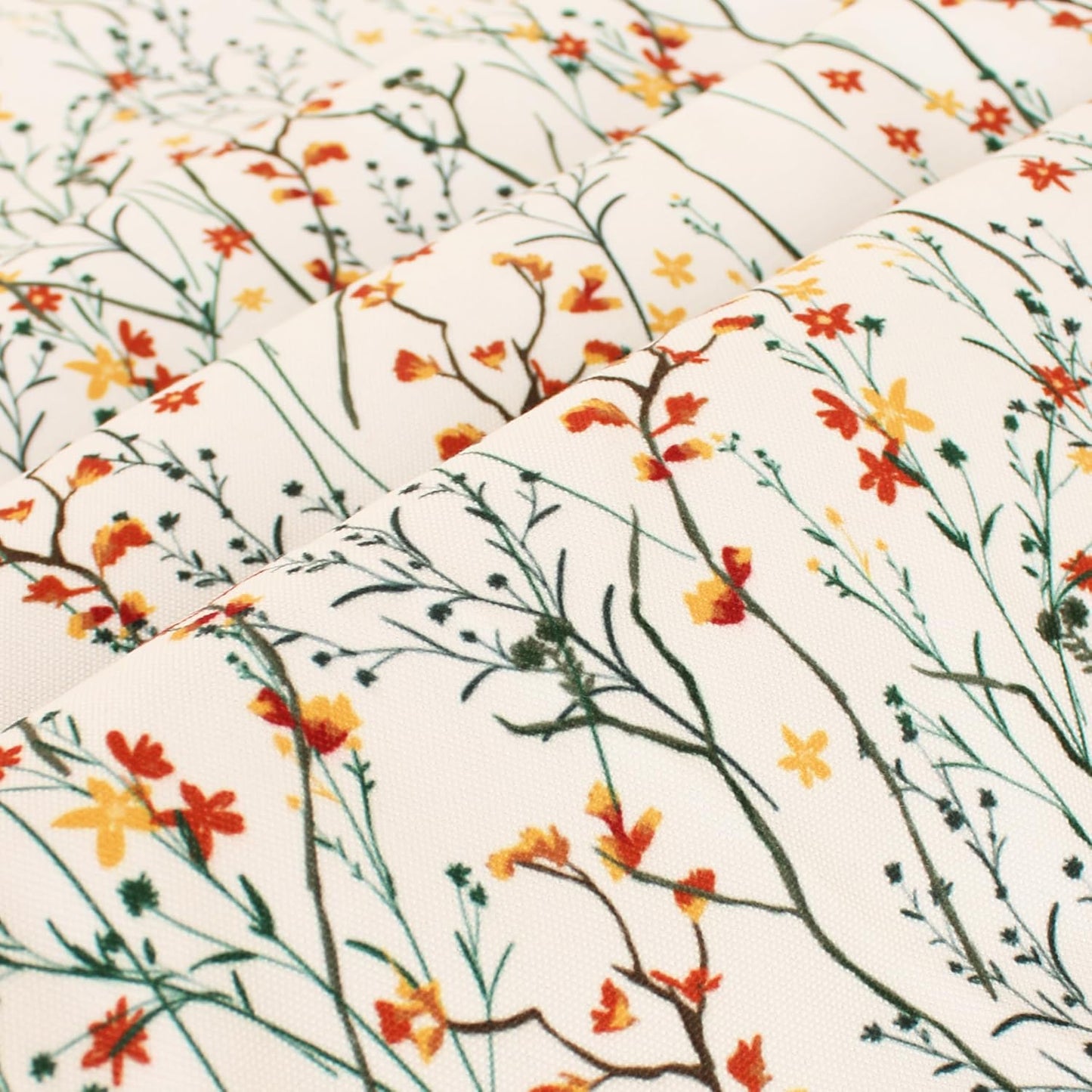 Floral Printed Poly Cotton Table & Bed Runner (13x60 Inch) with Tassel | 4 Seater Home Decor, Dining, Bedroom