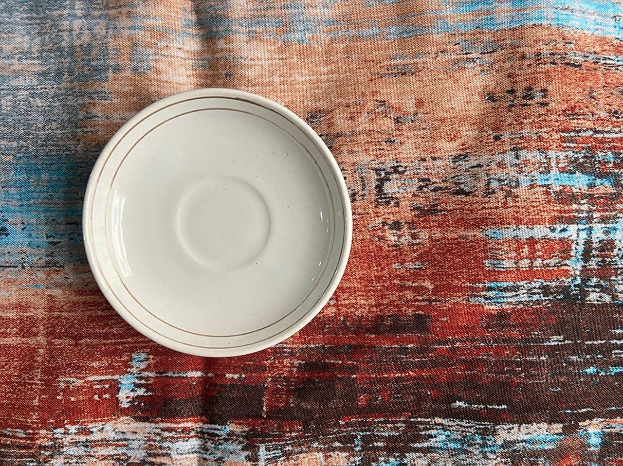 Elegant Digital Printed Multicolor Clover Table Runner, Cotton Feel, Double Layered, 13x72 Inch | Dining & Center Table Decor