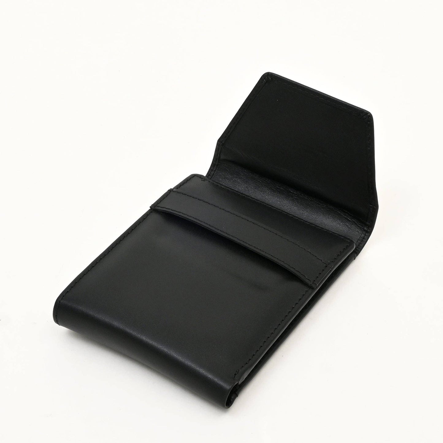 Men’s Slim Black Napa Wallet – Coin Pocket & Card Slots