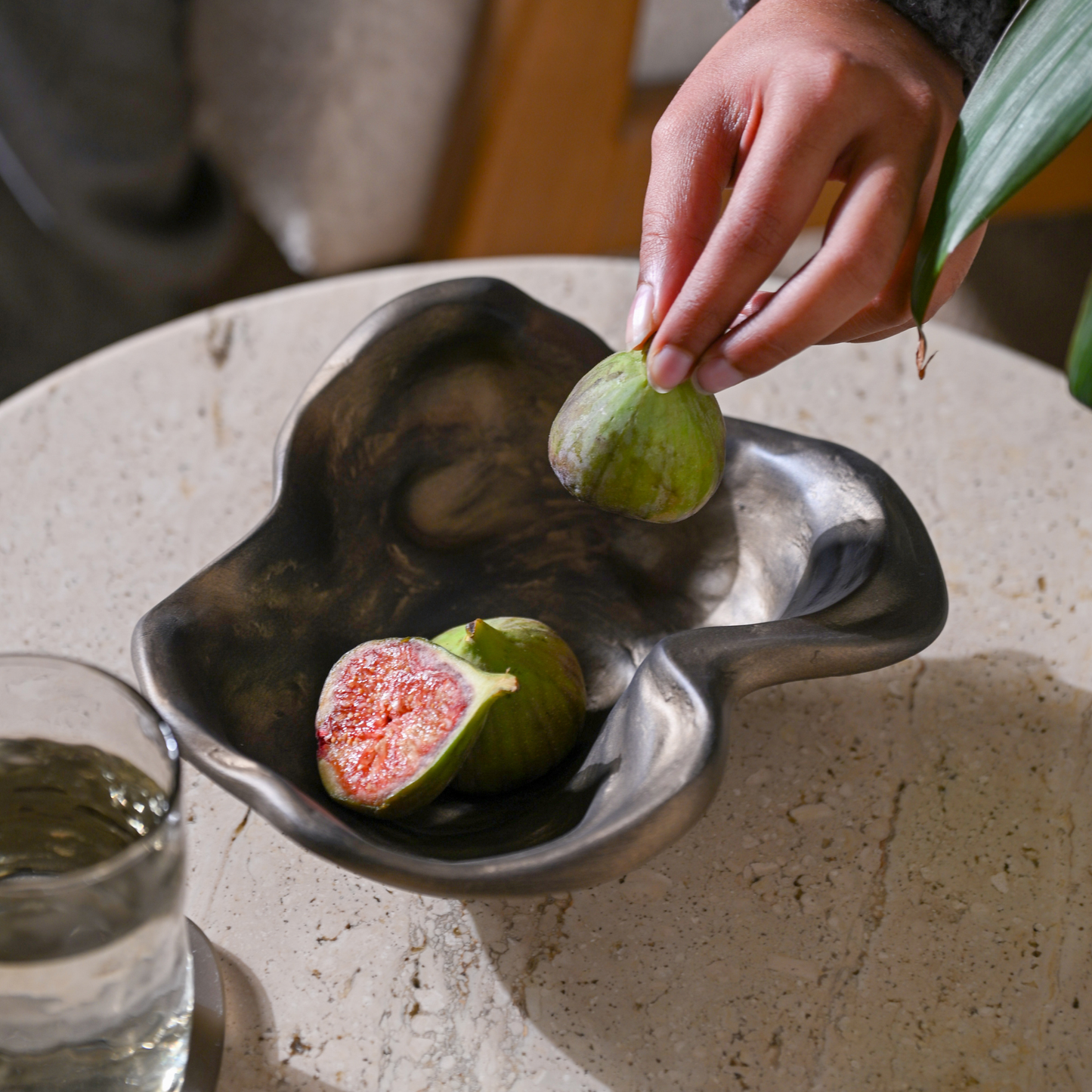 Serving Bowl | Dust Two Sizes Food Safe Handmade | Marble