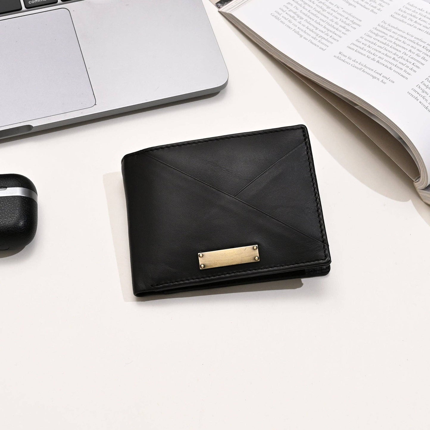 Dark Brown Leather Wallet | Men’s Nappa Wallet with 6 Slot