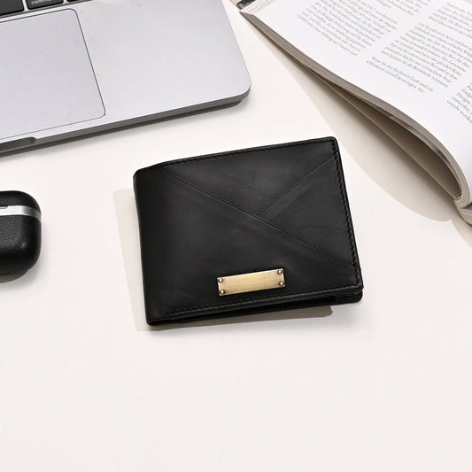 Dark Brown Leather Wallet | Men’s Nappa Wallet with 6 Slot