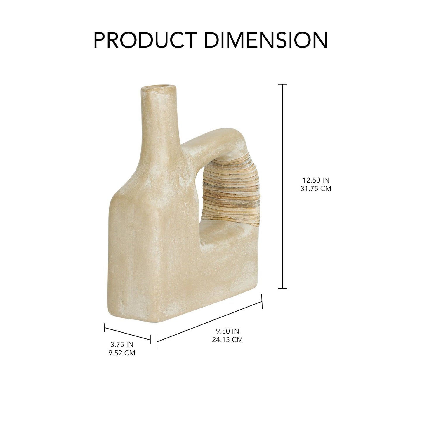 Sarafay Ecomix Vase with Cane - Large