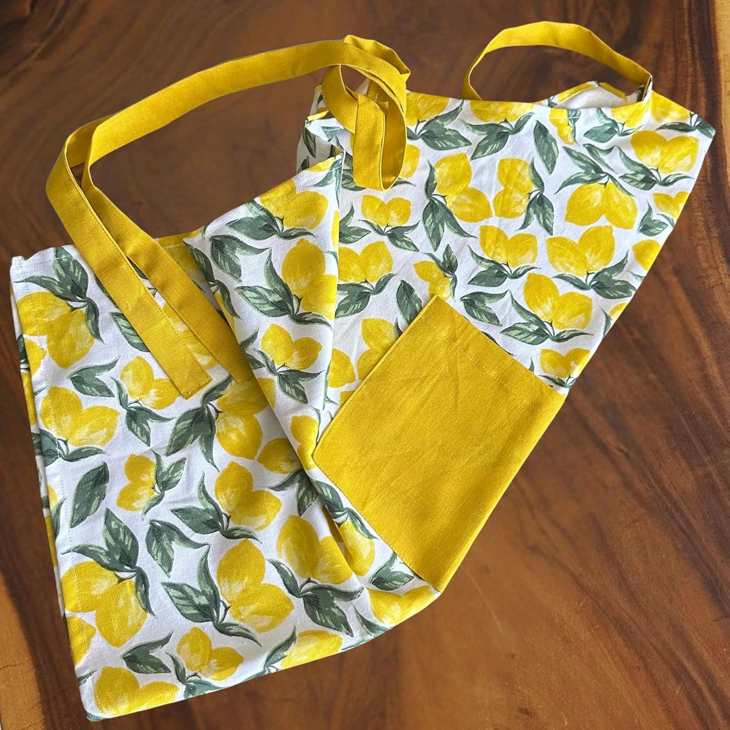 Tablier de cuisine 100 % coton – Textile culinaire – Entièrement lavable – Tailles indiennes