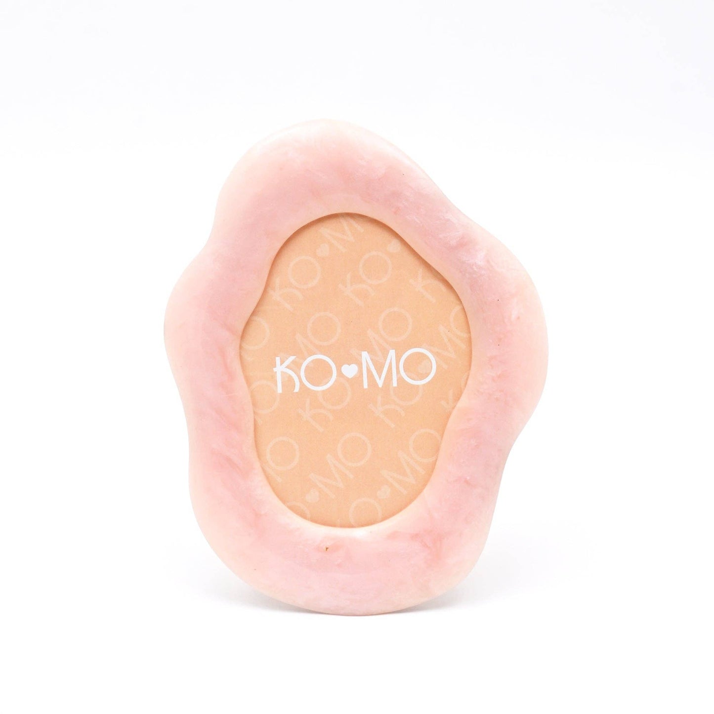 Pink Organic Shape Resin Photo Frame 5x7 Inch Décor