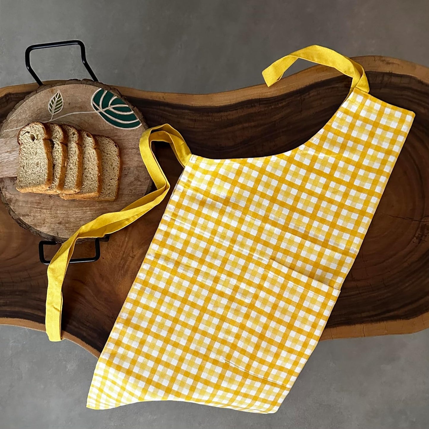Tablier de cuisine – Tablier culinaire – 100 % coton – Norme européenne – Coupe indienne