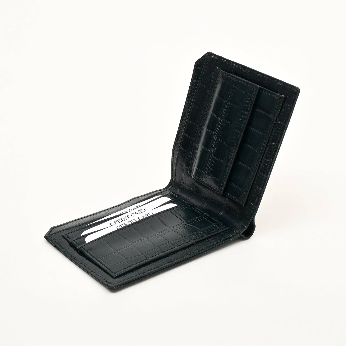 Premium Green Leather Wallet – Slim, Elegant, Functional