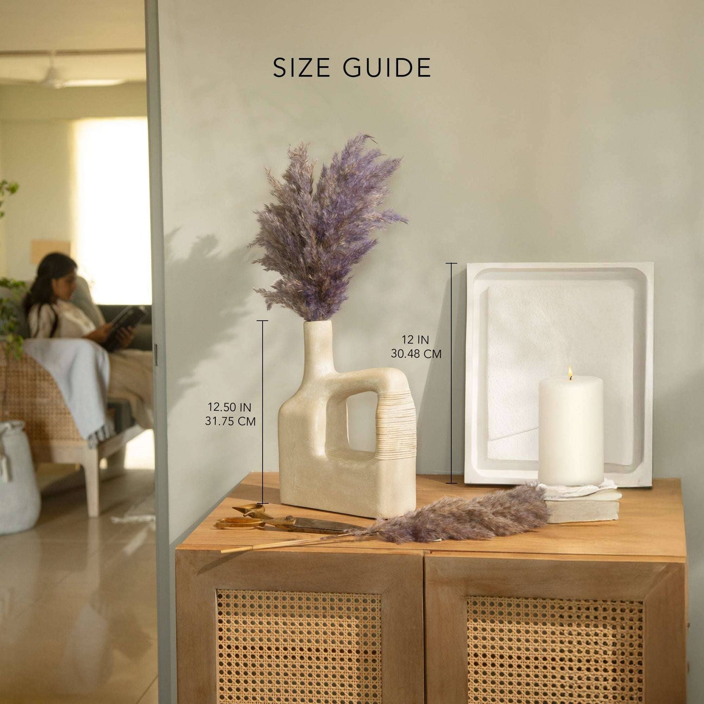 Sarafay Ecomix Vase with Cane - Large
