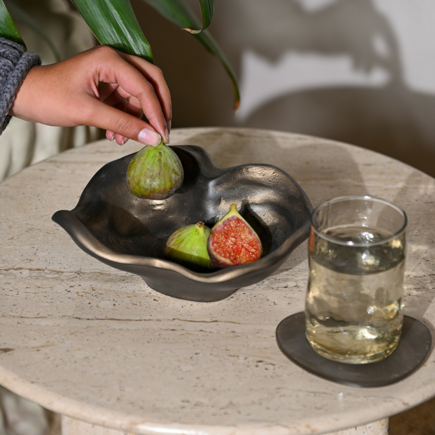 Serving Bowl | Dust Two Sizes Food Safe Handmade | Marble