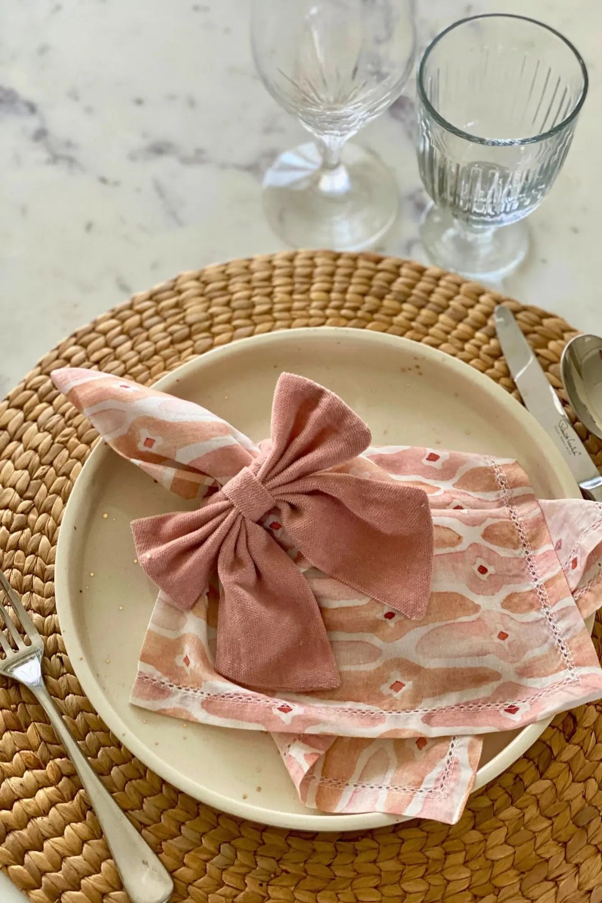 Rose Velvet Napkin Rings-Set of 4 SanctuaryLiving