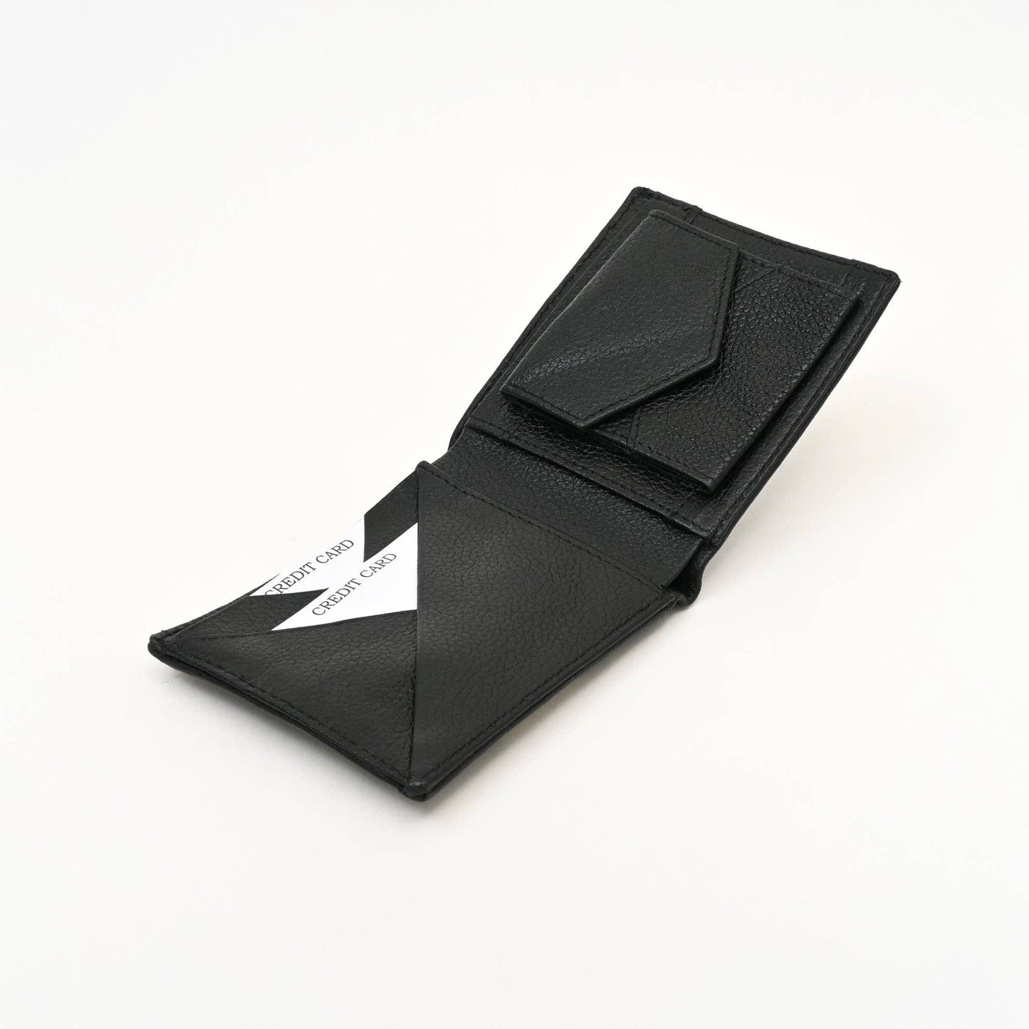 Grained Black Napa Wallet | Slim, Stylish & Functional