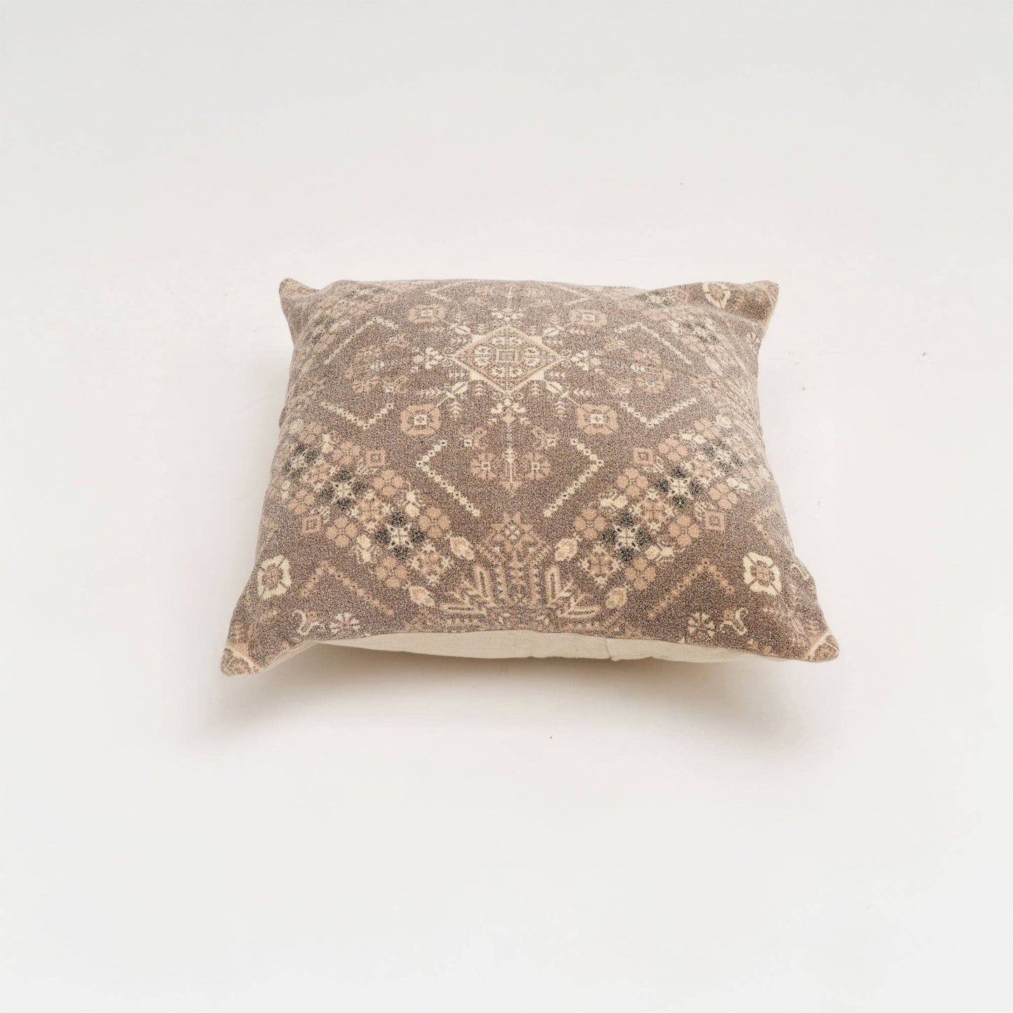 Frost Geometry Printed Cushion – 44 × 44 cm