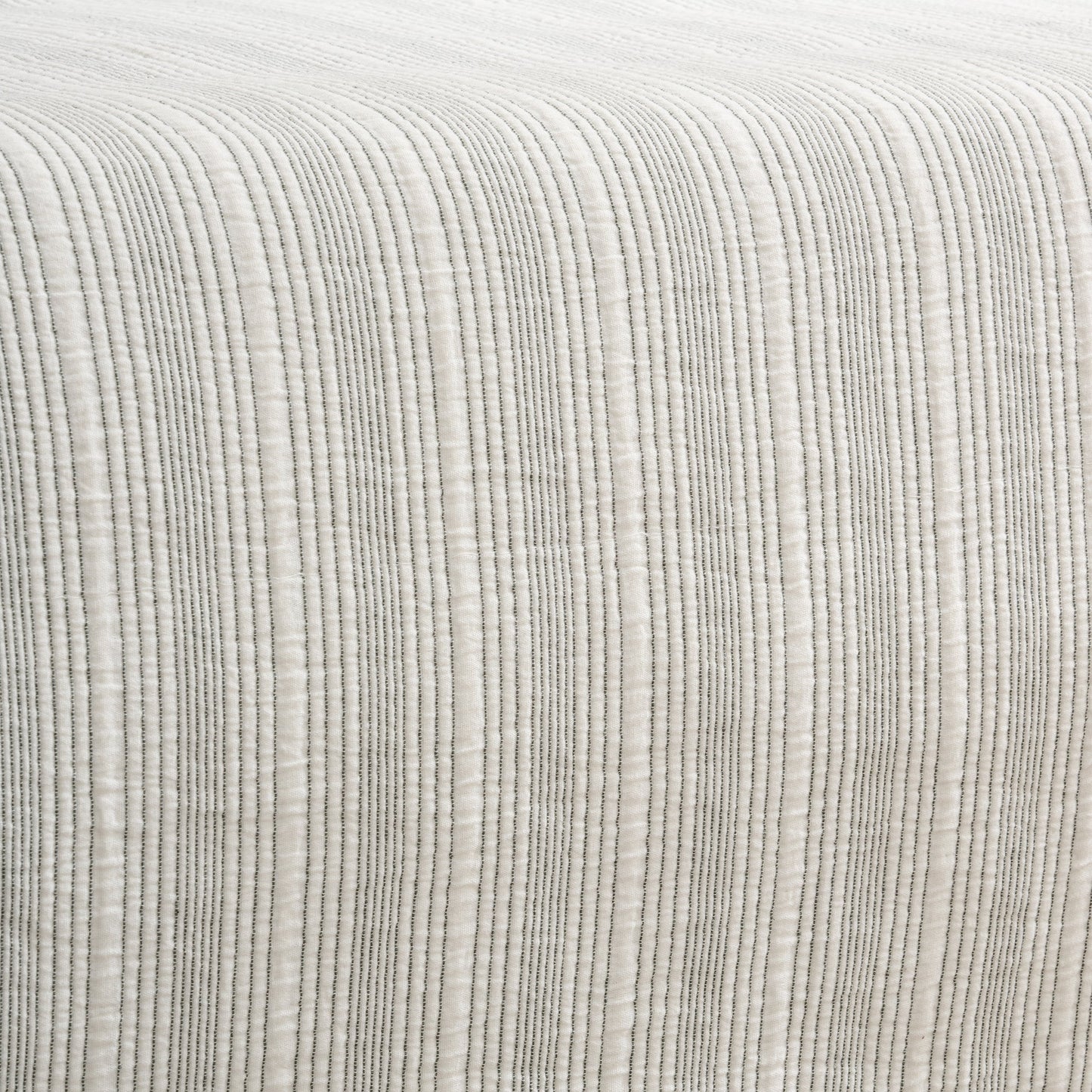 Bed Cover | Pin Rib Cotton | King & Queen, Set of 3