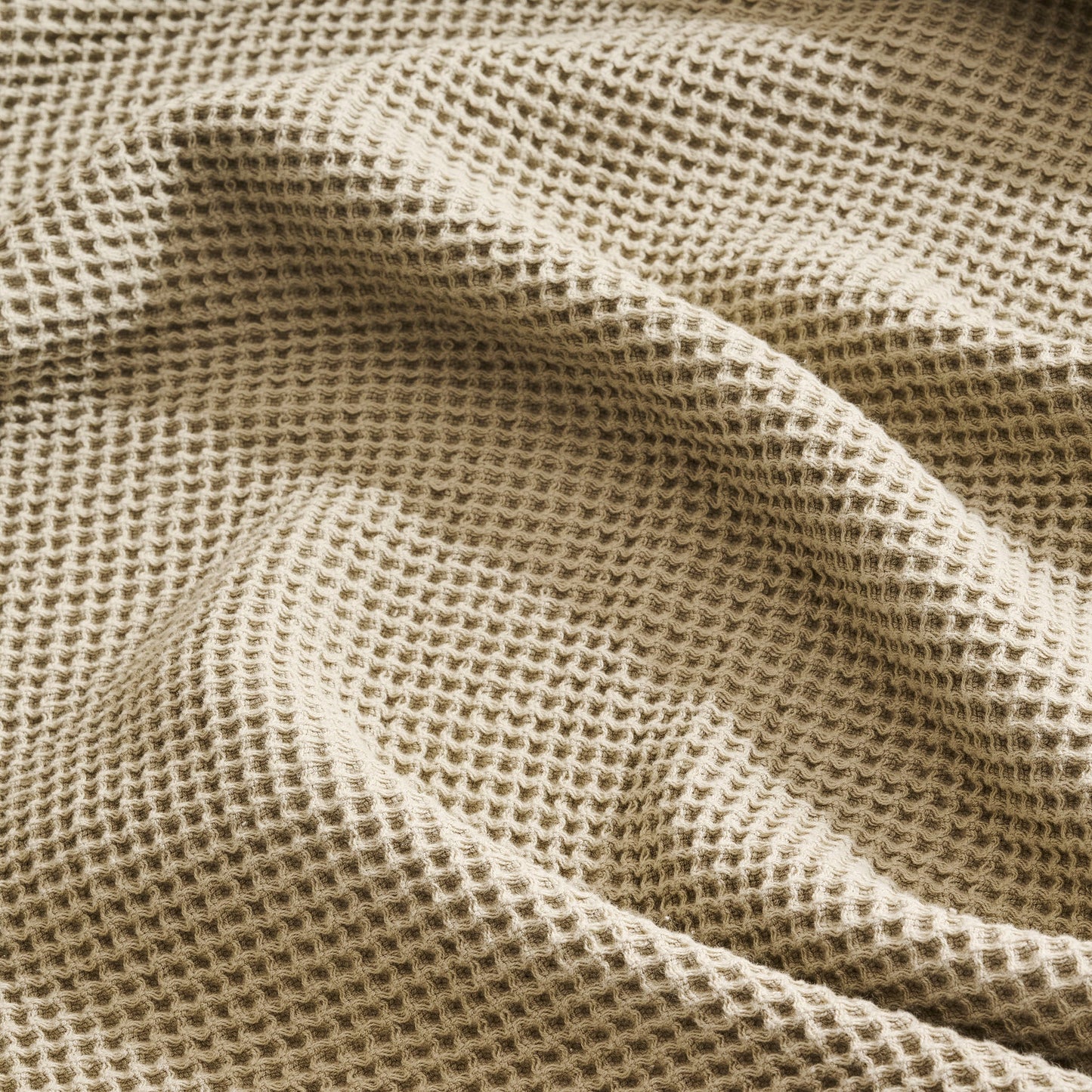 Throw Blanket | Cotton Waffle Soft Breathable | Stitched Edges