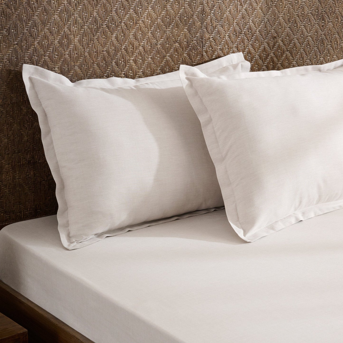 Bed Set | Cotton Linen Jacquard Diamond | King, 8 Piece Set