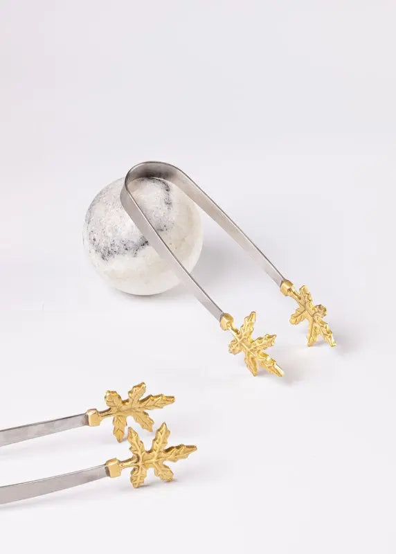 Chinar Gold Silver Tong