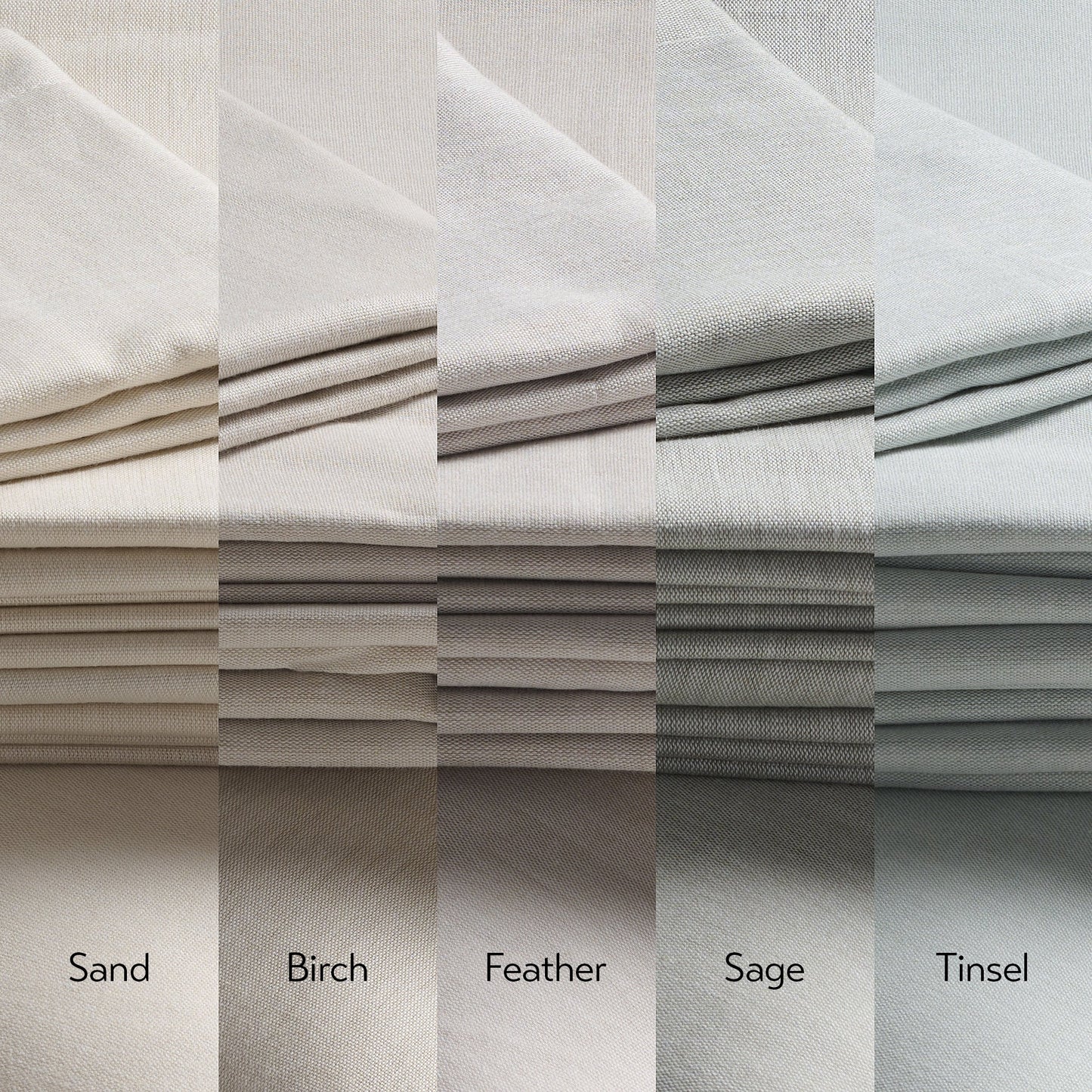 Bedsheet | Cotton Bamboo Chambray Weave | Tinsel, with 2 Pillow Sharms