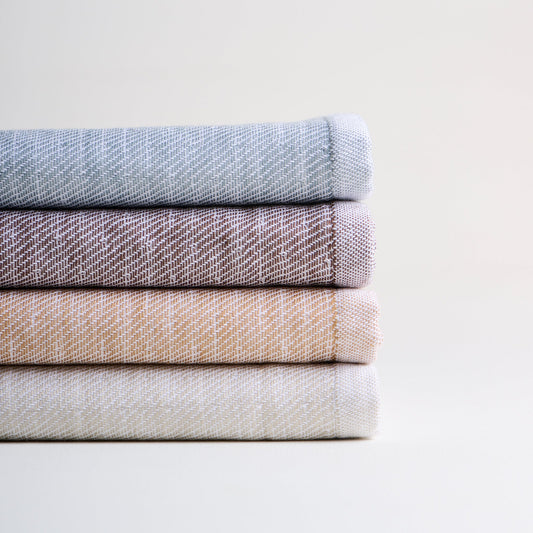 Earth Stucco |  Cotton Bamboo | Hammam Terry | Hand Towel