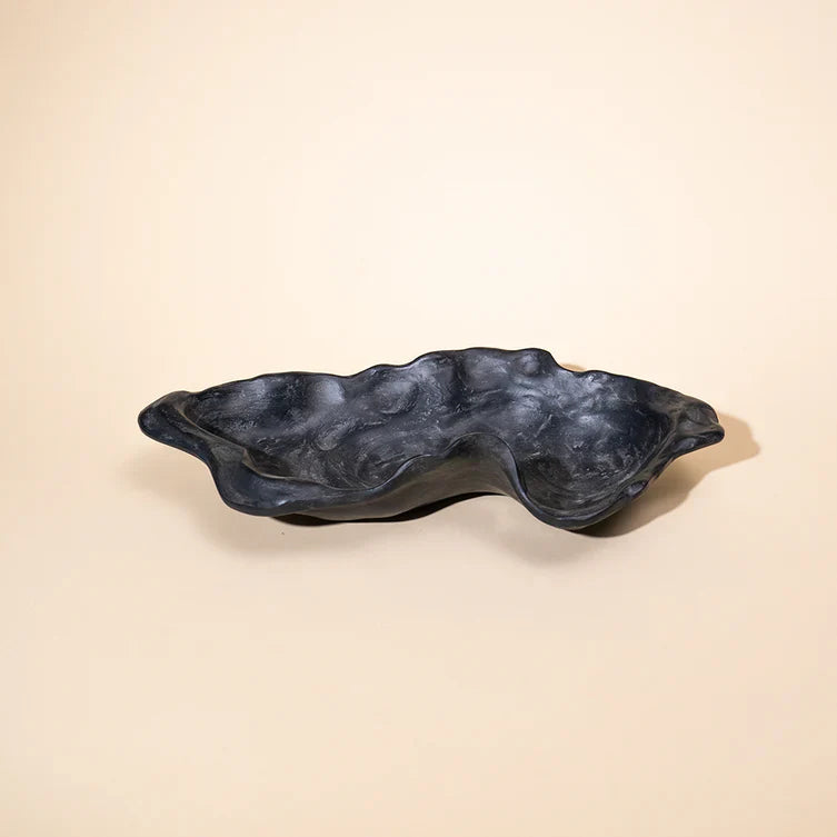 Recycled Marble Dust Serving Bowl - Food-Safe