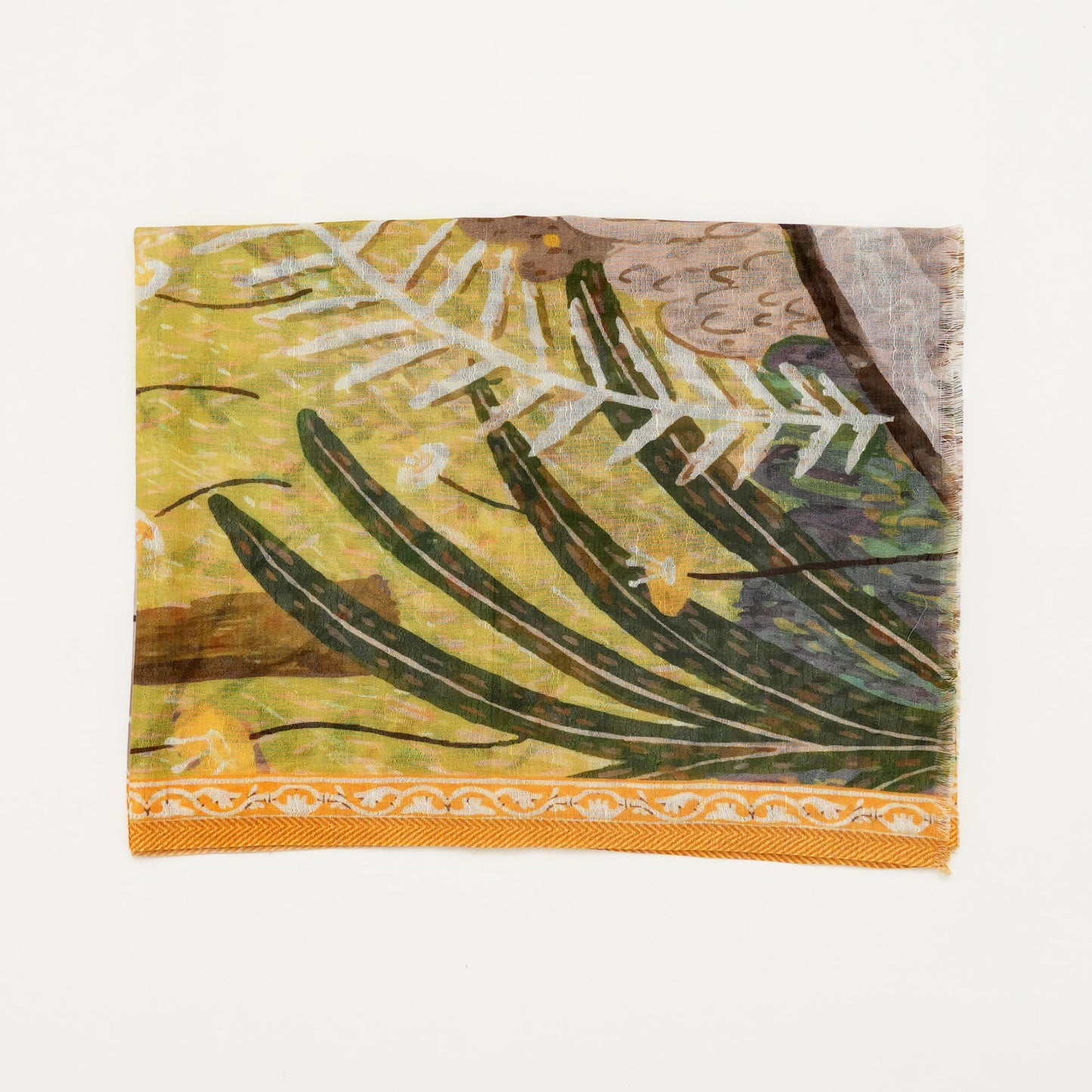 Scarf | Cotton Linen Soft Breathable | Kraft Gift Pack