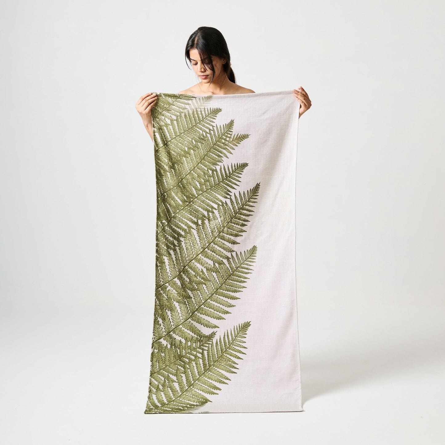Fern Print | Cotton Bamboo | Hammam Terry | Bath Set