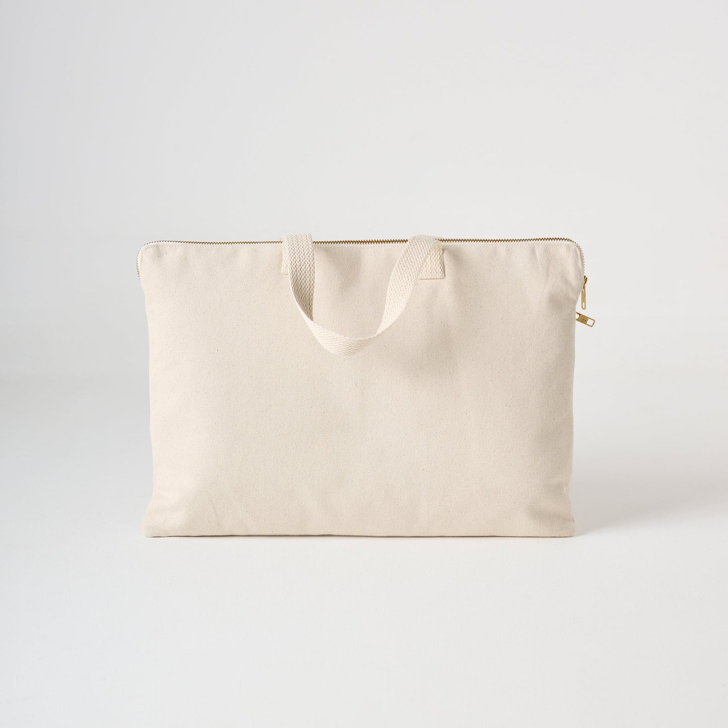 Laptop Bag | Cotton Canvas Jute Accent
