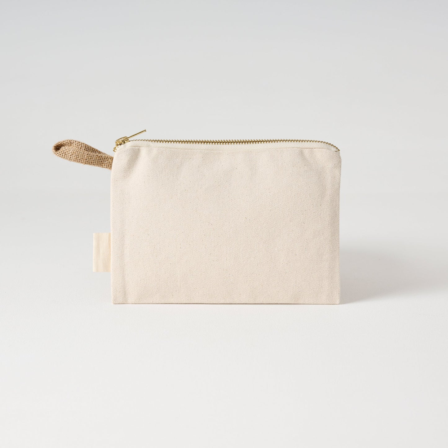 Pouch | Canvas Burlap Finger Tab
