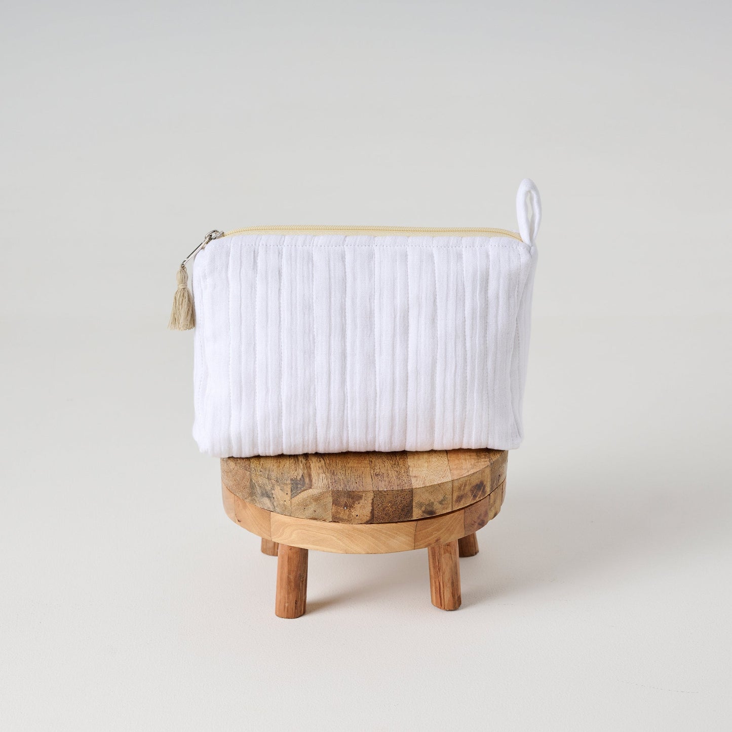 Pouch | Cotton Gauze Crinkled Texture