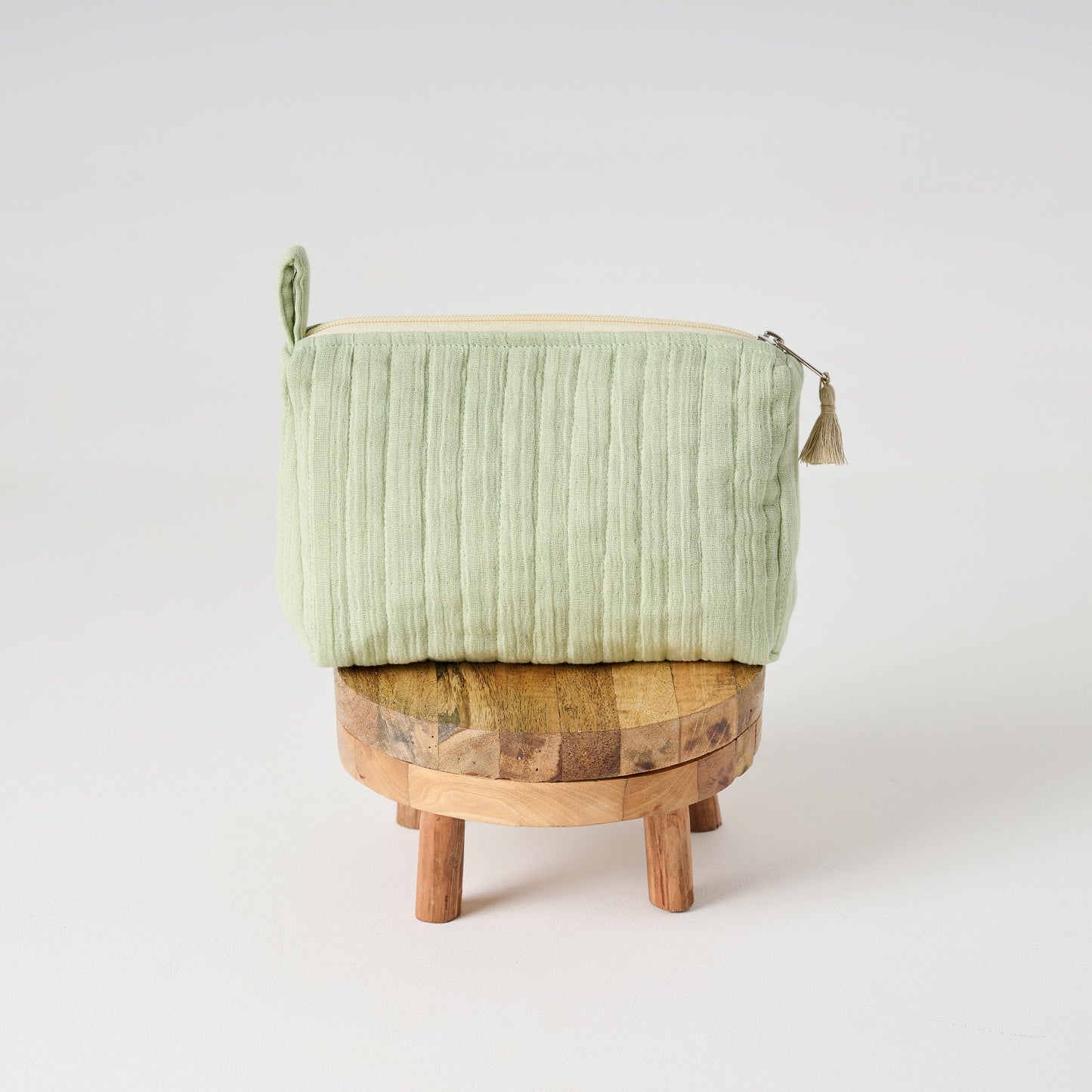 Pouch | Cotton Gauze Crinkled Texture