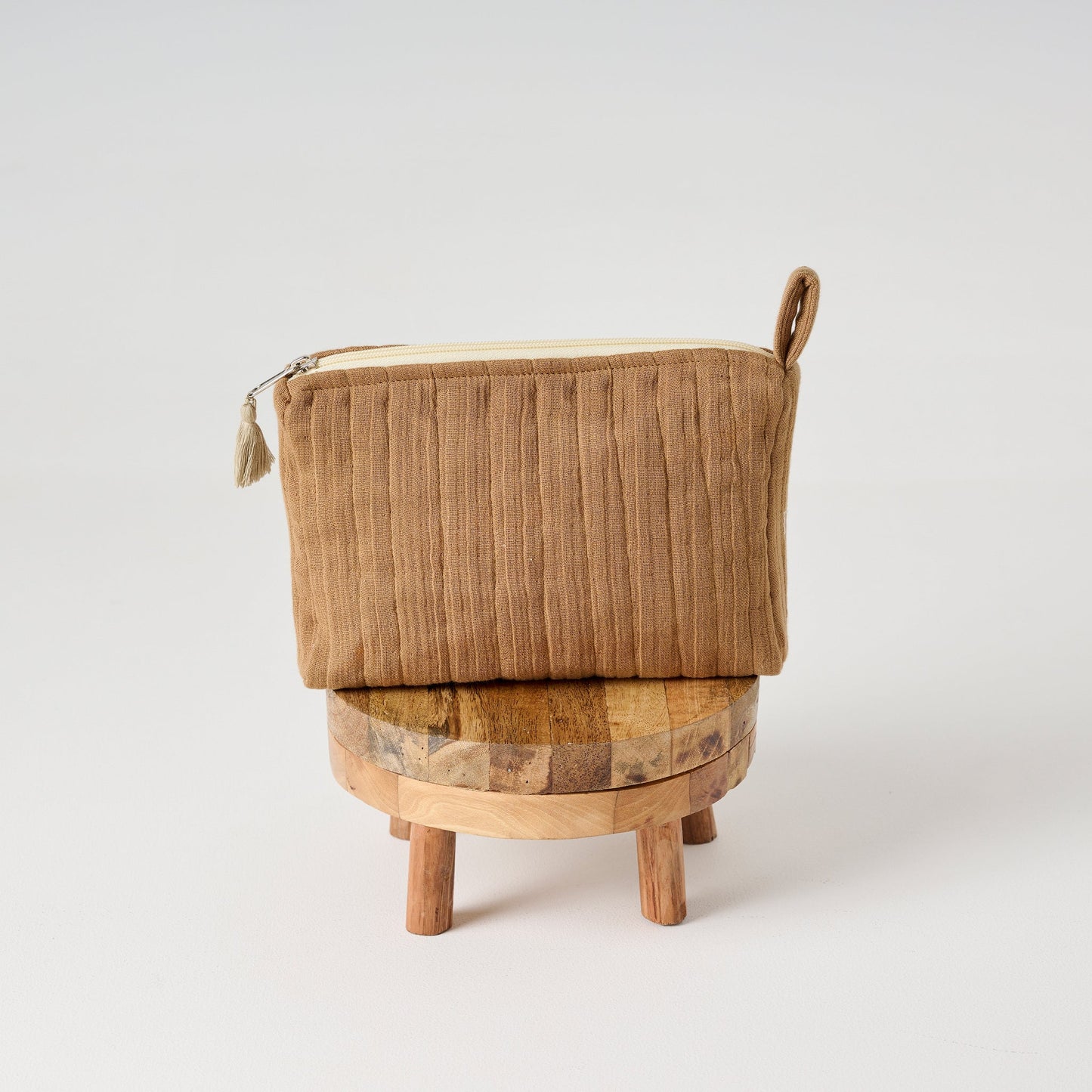Pouch | Cotton Gauze Crinkled Texture