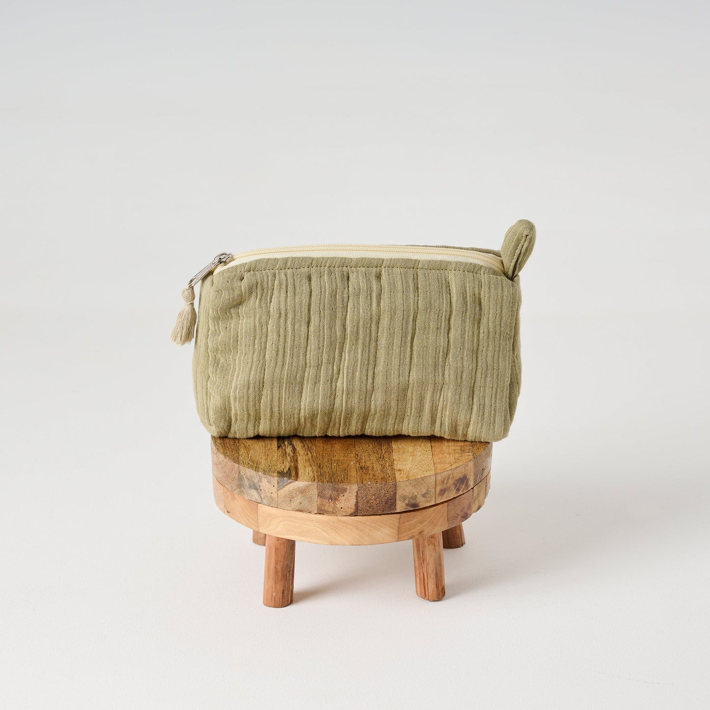 Pouch | Cotton Gauze Crinkled Texture