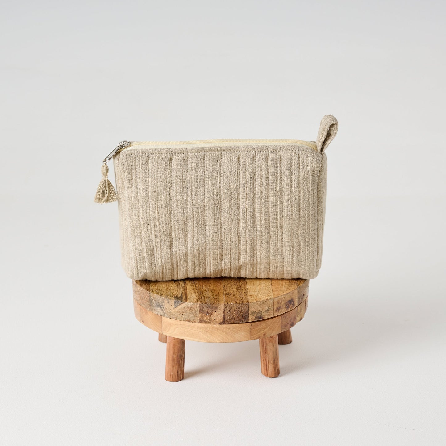 Pouch | Cotton Gauze Crinkled Texture