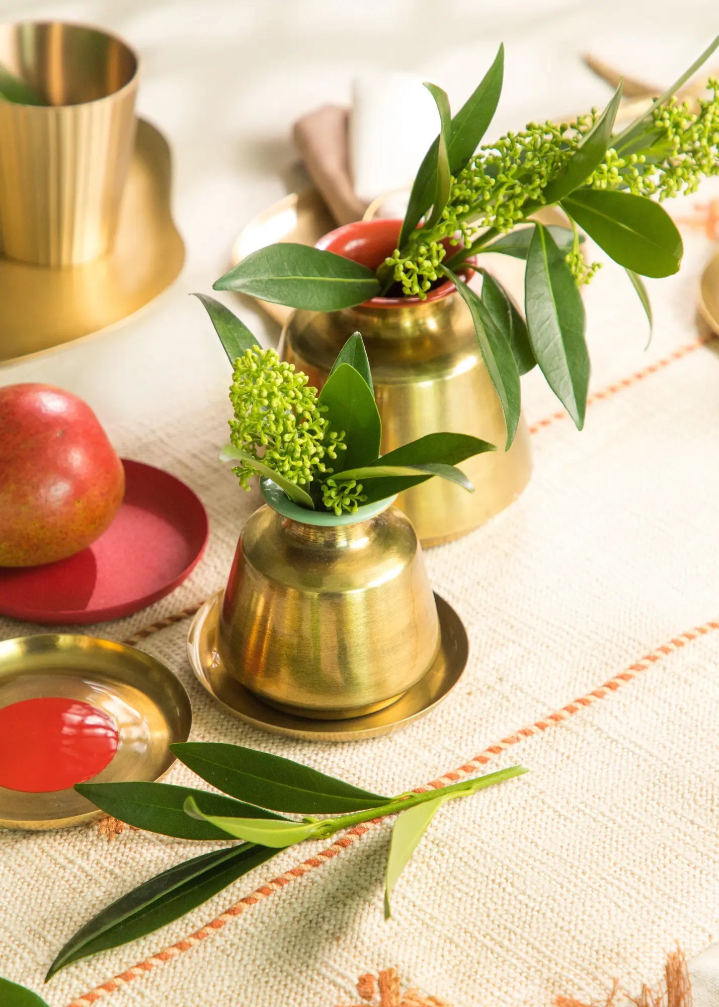 Enamel Pots - set of 2