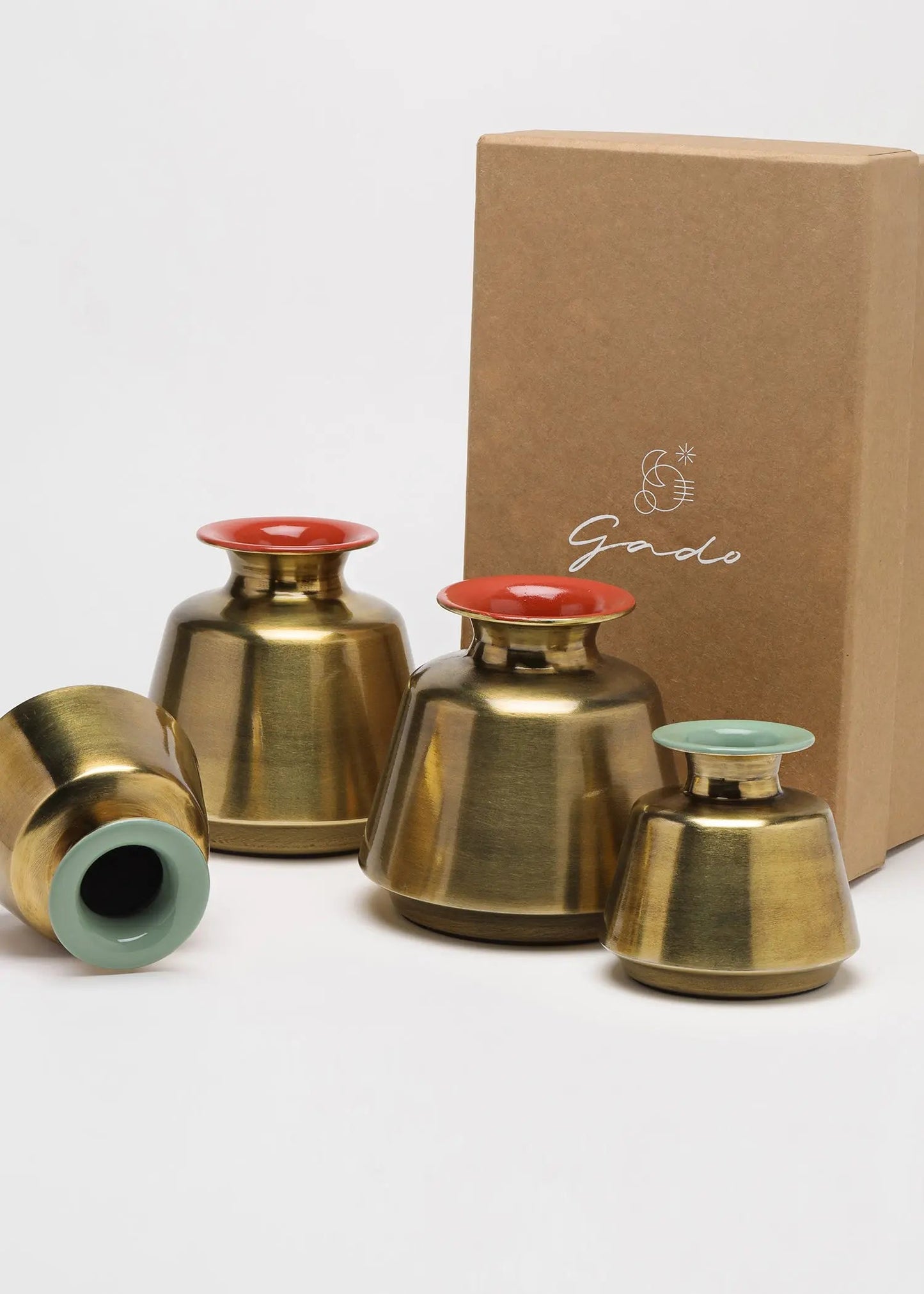 Enamel Pots - set of 2